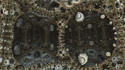 分形 复杂性 数学的 抽象 背景 图案 3D 呈现 未来派