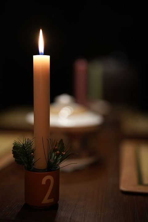 来临 第二次降临 圣诞节的时候 圣诞节 光 蜡烛 烛光 背景
