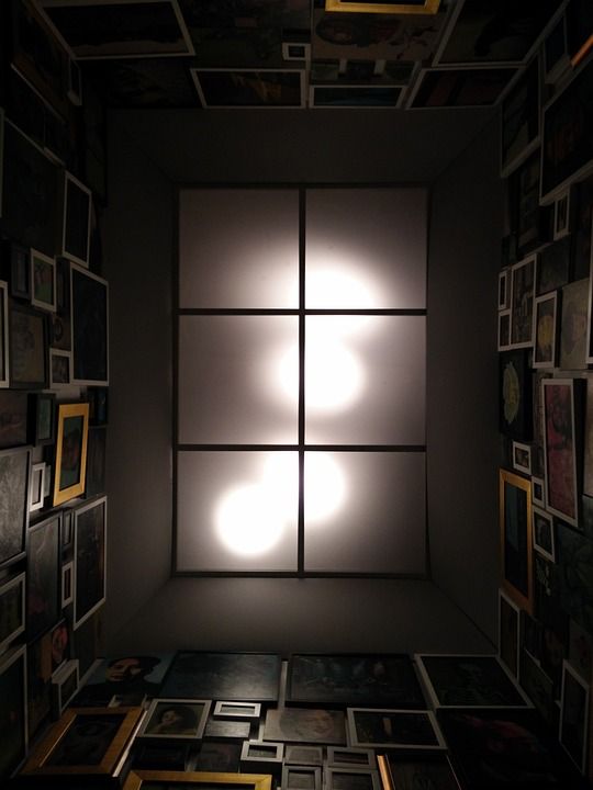 展览 绘画 创造力 房间 图片 框架 画廊 墙 内部的 装饰