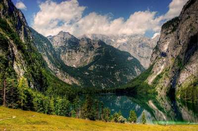 上部湖 贝 Königssee 外表 坚硬的 山脉 自然 巴伐利亚