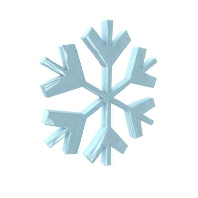 标识 按钮 象征 特点 3D 雪 雪花 鳞片 冬天 蓝色的