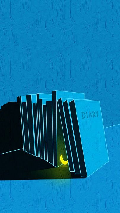 绘画 创造力 读 月亮 图书 蓝皮书 蓝色月光 蓝色的阅读