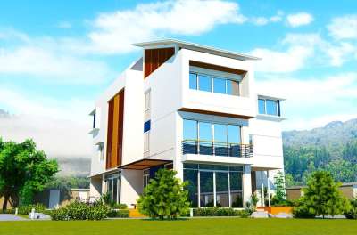外部的 房子 建造 结构 住宅 现代的 公寓 家 建筑物