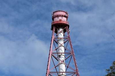 灯塔 东弗里斯兰 露营 天堂 假期 地标