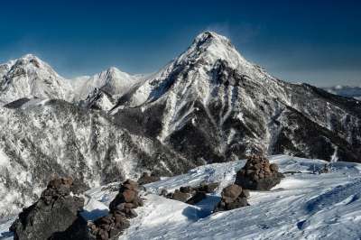 景观 山 雪山 寒冷 红山 Hotel 日本 雪山 雪山 雪山