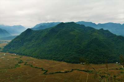 山 自然 越南 景观 森林 天空 云 树木 摄影