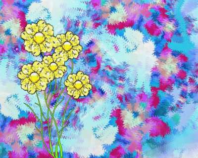 背景 花朵 抽象 装饰 装饰性的 丰富多彩的 设计 数字艺术
