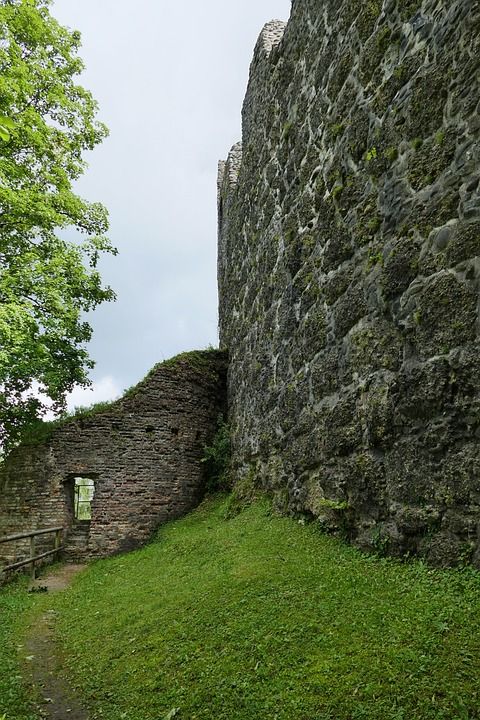 Alt-Trauchburg 城堡 废墟 城堡建筑群 阿尔高