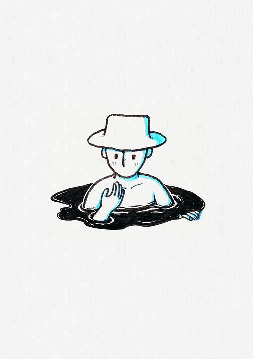 隐藏 水 洞 安静 孩子们 自闭症 忧郁 内向 绘画 安静