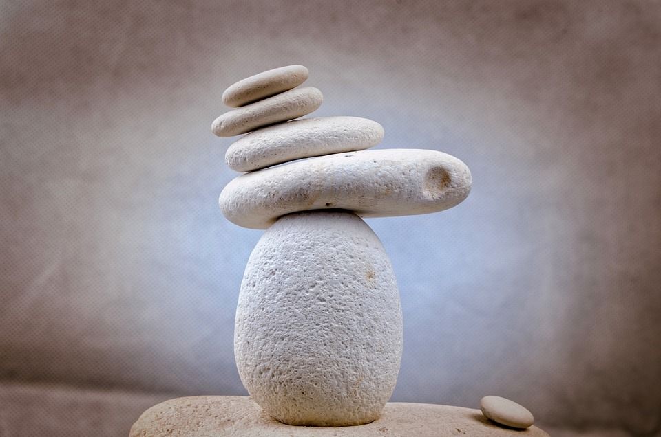 石头, 禅, 白色的, 温泉, 岩石, 选择, 特写, 卵石, 孤立