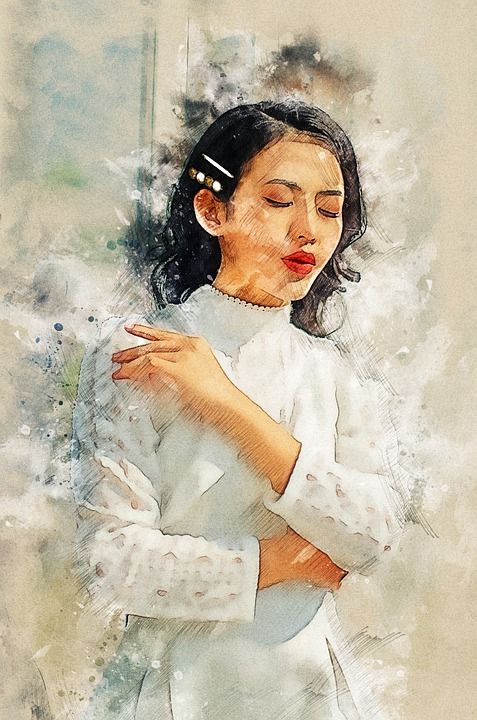 女士, 肖像, 艺术品, 绘画, 女性, 模型, 创造力