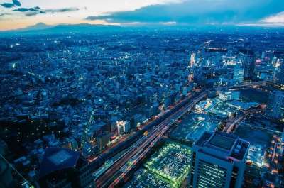 横滨 日本 日落 黄昏 城市 城市的 建筑物 城市景观 结构