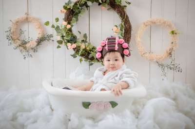 新生儿 儿童 婴儿 工作室 怀孕的 天使 孩子们的 甜的 睡觉的