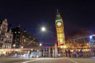 大本钟 钟楼 地标 夜景 夜间 Bigben 伦敦 大本钟