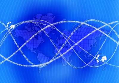 抽象 几何的 世界 地图 小册子 企业设计 模板 背景 全球的