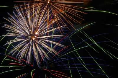 火 烟花 爆裂 繁荣 爆炸 庆祝 庆典 第四 的 七月