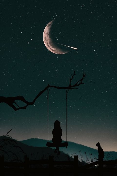 手机壁纸 轮廓 自然 天空 人们 水 户外 夜晚 独自的 墙纸