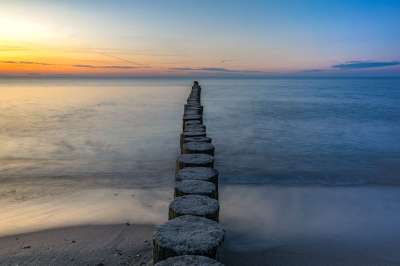 前夕 海 日落 水域 海滩 晚上的气氛 浪漫的 海岸