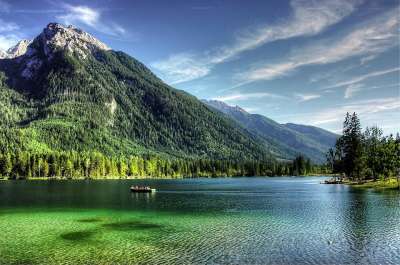 拉姆绍 Hintersee 阿尔卑斯山 自然 贝 巴伐利亚