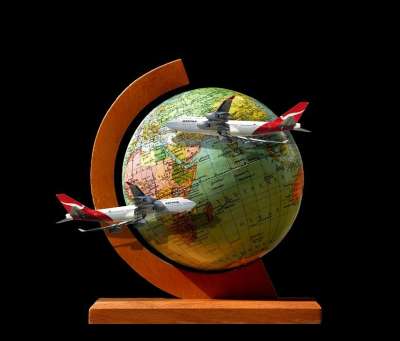 象征意义 世界各地的飞行 环球旅行 假期 航空旅行 环球旅行