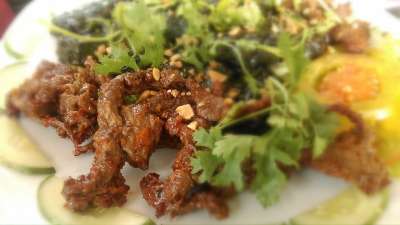 牛肉 辛辣的 越南人 美食 一顿饭 美食家 烧烤