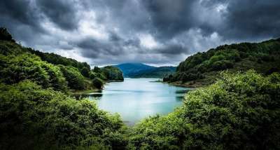 湖 树木 自然 云 希腊