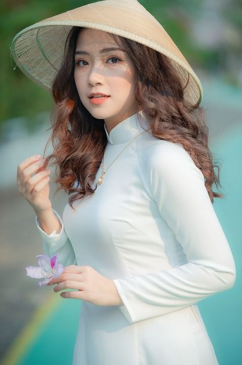 女士 模型 Áodài 肖像 越南人 亚洲人 亚洲女人 造型
