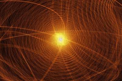 抽象的 粒子 线路 波浪 背景 量子 设计 量子 量子 量子