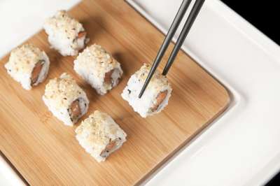 寿司 鱼 卷 白饭 一顿饭 日本人 餐厅 食物 健康 亚洲人