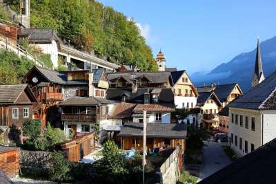 城市 奥地利 结构 Hallstatt 教会 联合国教科文组织文化遗产