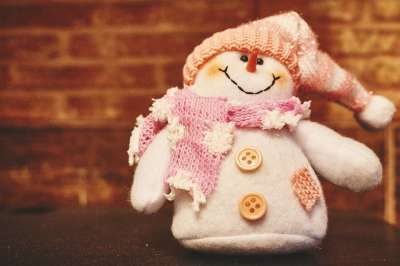 雪人 围巾 帽子 纽扣 玩具 填充玩具动物 冬天