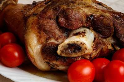 肉 猪肉 烤的 猪脚 猪腿 猪 烤肉 食物 产品 营养 美食