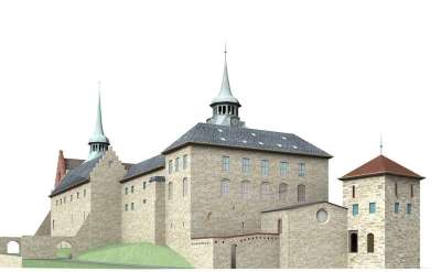 堡垒 阿克斯胡斯 建筑学 建造 城堡 观光 历史的 旅游胜地