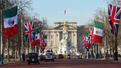 伦敦 白金汉宫 白金汉 英国 女王 皇家 宫 伟大的 旅游