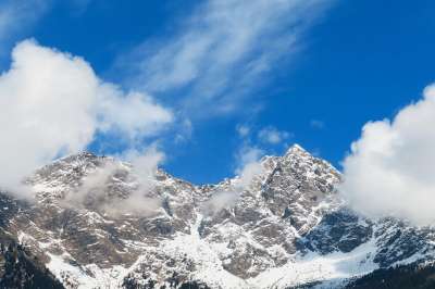 自然 景观 山 云 雪 阿尔卑斯山 背景
