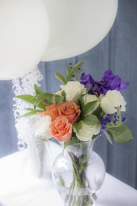 生日快乐 生日快樂 粉色 鲜花 气球 节日 婚礼 花瓣 橙色的