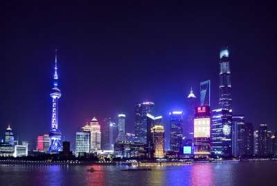 上海 外滩 中国 城市 夜景 现代的 建筑学 上海 上海 上海