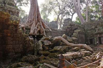 塔普伦寺 古墓丽影名声 寺庙 旅行 古董 老的 电影 美丽的