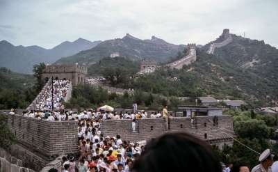 伟大的 墙 中国 游客 目的地 点 人们 人群 旅游 男人