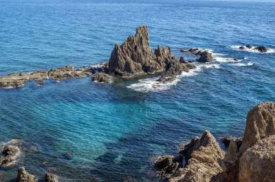 景观 海 礁 海滩 玛丽娜 哥斯达黎加