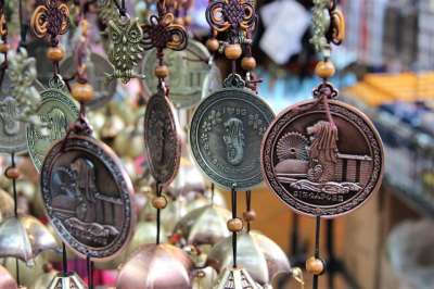 纪念品 硬币 新加坡 狮子 假期 旅游 银 收藏品 风铃 市场