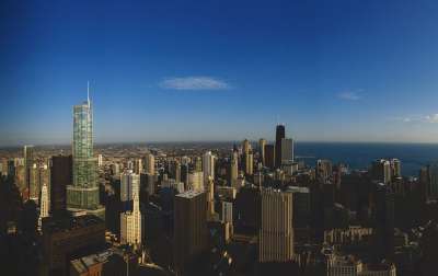 特朗普大厦 芝加哥 城市景观 场景 天际线 办公室 美国 目的地