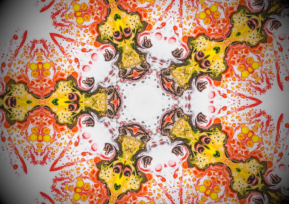 艺术, 模型, 设计, 墙纸, 语境, 玫瑰花结, 花环, 曼荼罗, 装饰风格