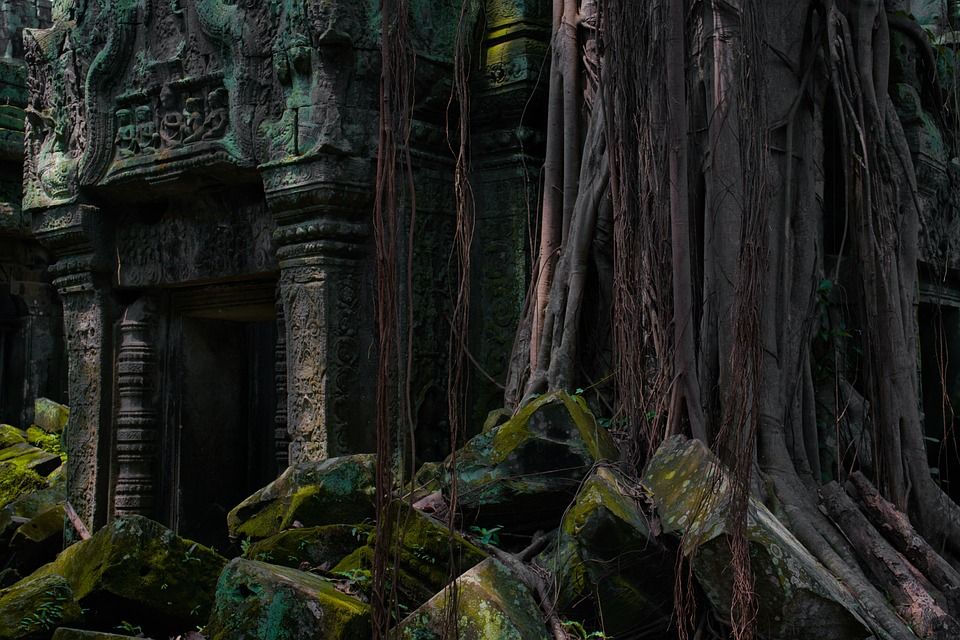 寺庙, 神秘主义, 神秘, 照明心情, 废墟, 戏剧性, 可怕的, 气氛