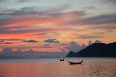 日落 海 黄昏 情绪 晚上的气氛 天堂 前夕 余辉 傍晚的天空