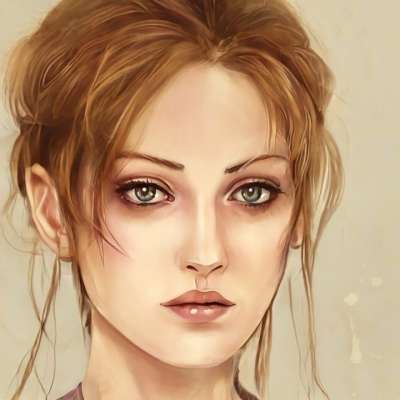 女士 模型 女孩 年轻女子 脸 女人肖像 数字艺术 数字绘画