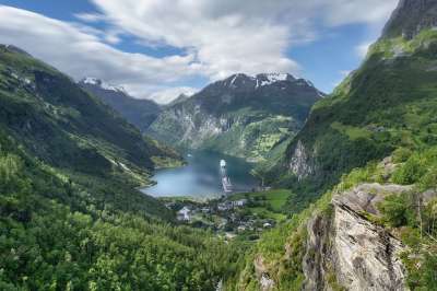 山 自然 湖 旅行 勘探 户外 云 船