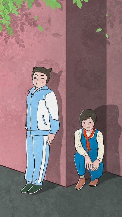 创造力 思维 绘画 男孩 女孩 爱 童年