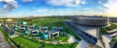 克拉斯诺达尔 体育 体育场 全景 学院 足球