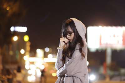 夜晚 相机 摄影师 佳能 试一试 女孩 手电筒 坚定 童贞